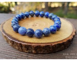 Sodalite and Lapis Lazuli Beaded Bracelet by Rock My Zen